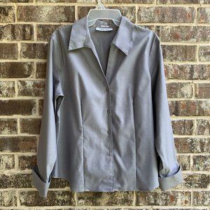 Calvin Klein Button Up Long Sleeves Top Blouse